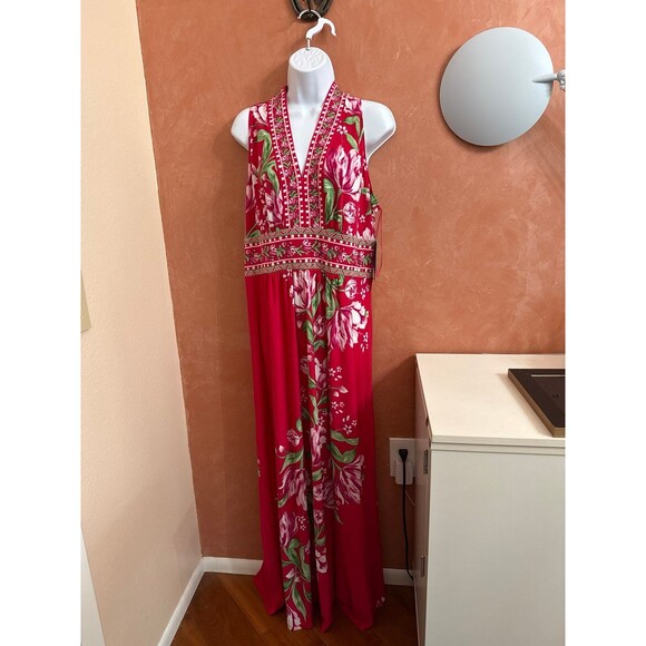 London Times Dresses & Skirts - London Times floral print women’s maxi dress size 14